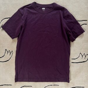 Burgundy Uniqlo U T-Shirt